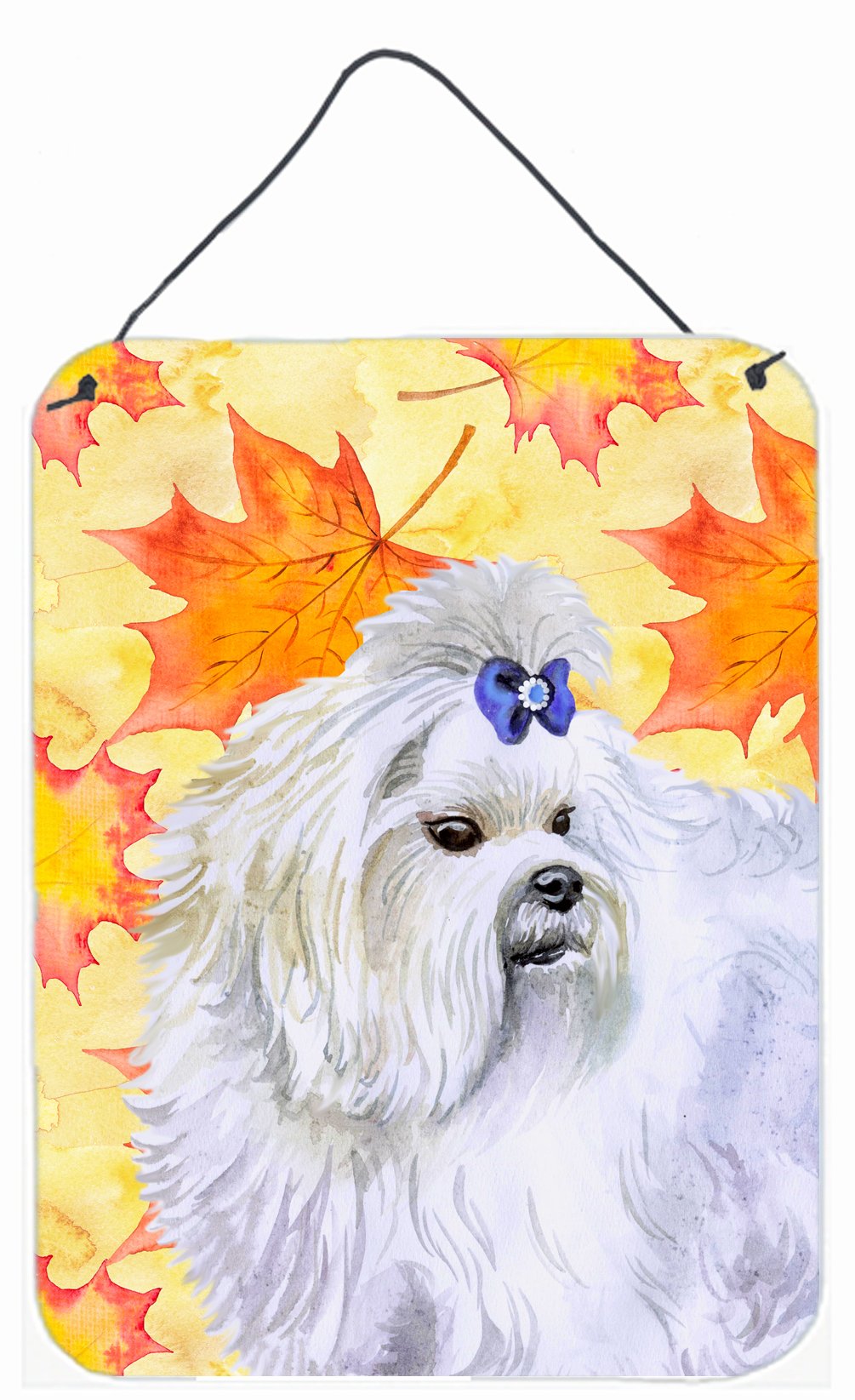 Maltese Fall Wall or Door Hanging Prints BB9912DS1216 by Caroline's Treasures