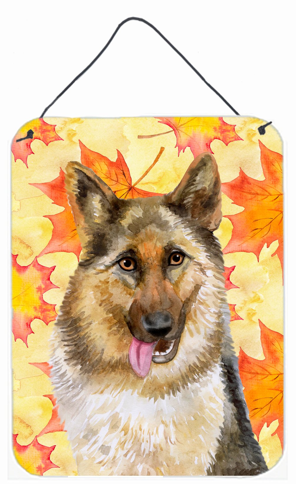 German Shepherd Fall Wall or Door Hanging Prints BB9915DS1216 by Caroline&#39;s Treasures