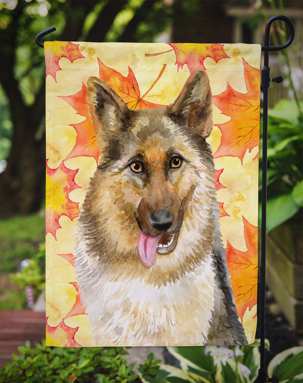 German Shepherd Fall Flag Garden Size BB9915GF  the-store.com.