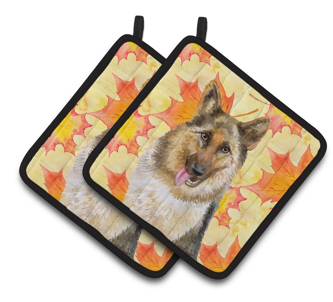 German Shepherd Fall Pair of Pot Holders BB9915PTHD by Caroline's Treasures