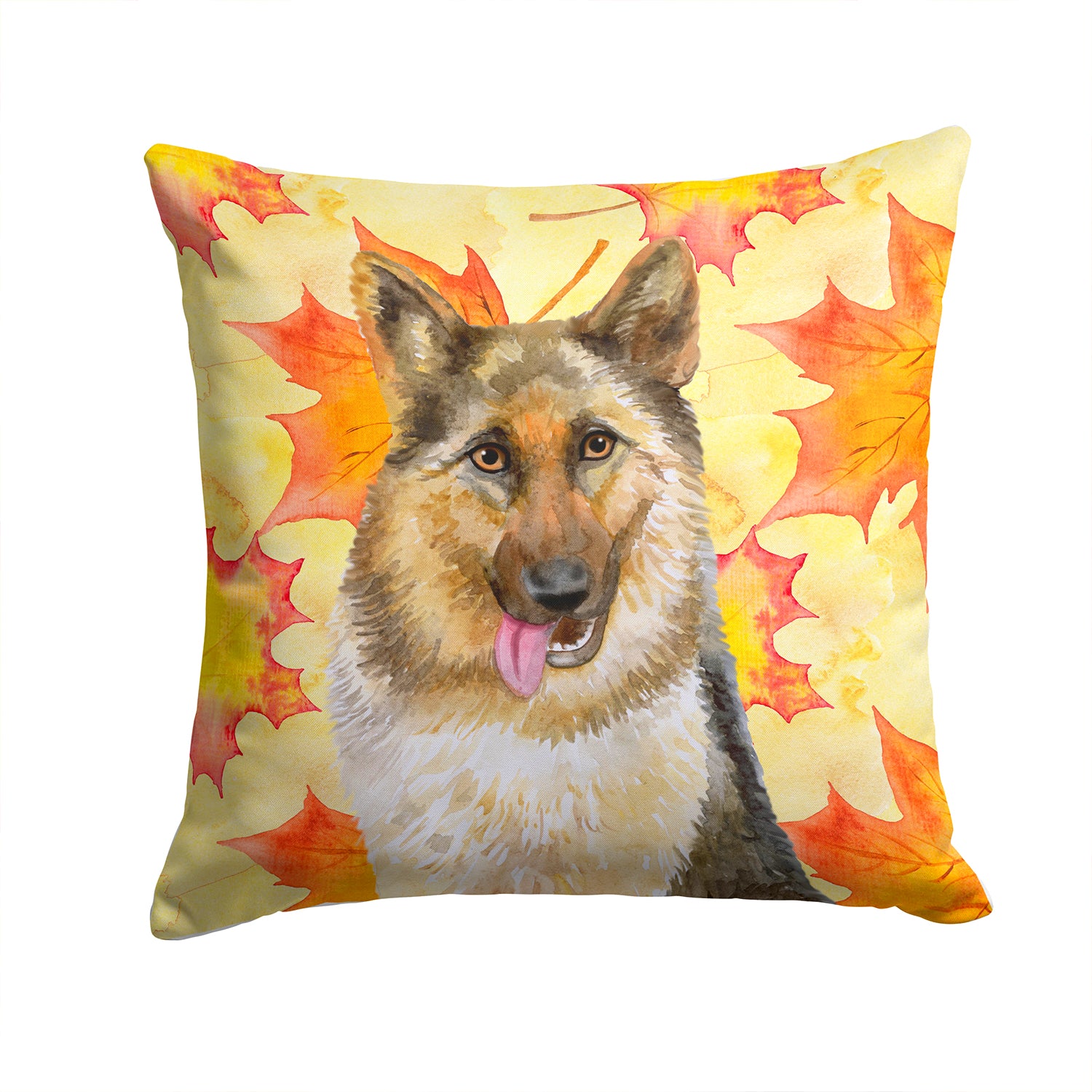 German Shepherd Fall Fabric Decorative Pillow BB9915PW1414 - the-store.com