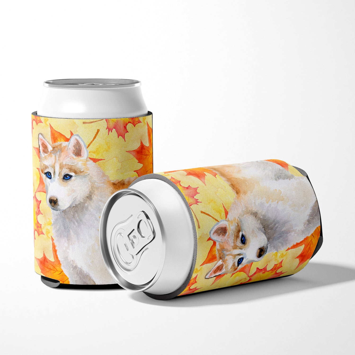 Siberian Husky Fall Can or Bottle Hugger BB9916CC  the-store.com.