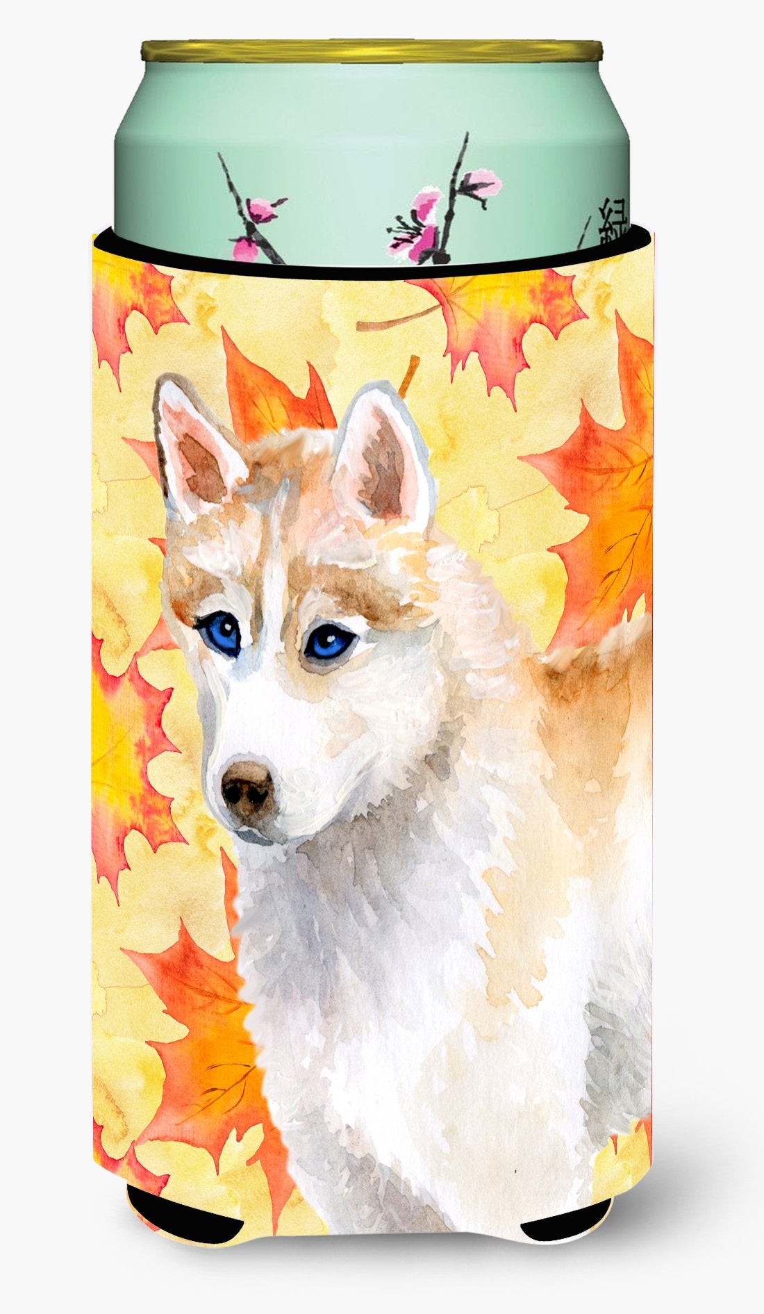 Siberian Husky Fall Tall Boy Beverage Insulator Hugger BB9916TBC by Caroline&#39;s Treasures