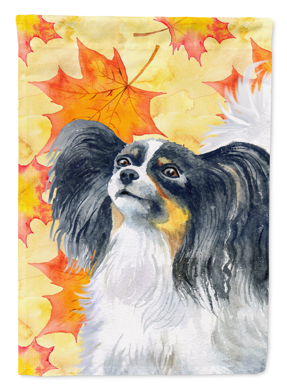 Papillon Fall Flag Canvas House Size BB9918CHF  the-store.com.