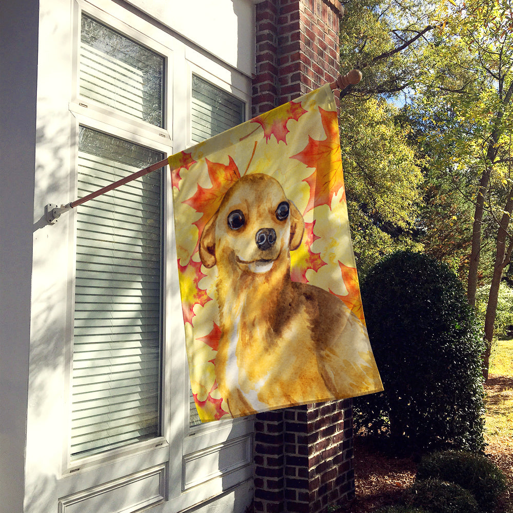 Chihuahua Fall Flag Canvas House Size BB9919CHF  the-store.com.