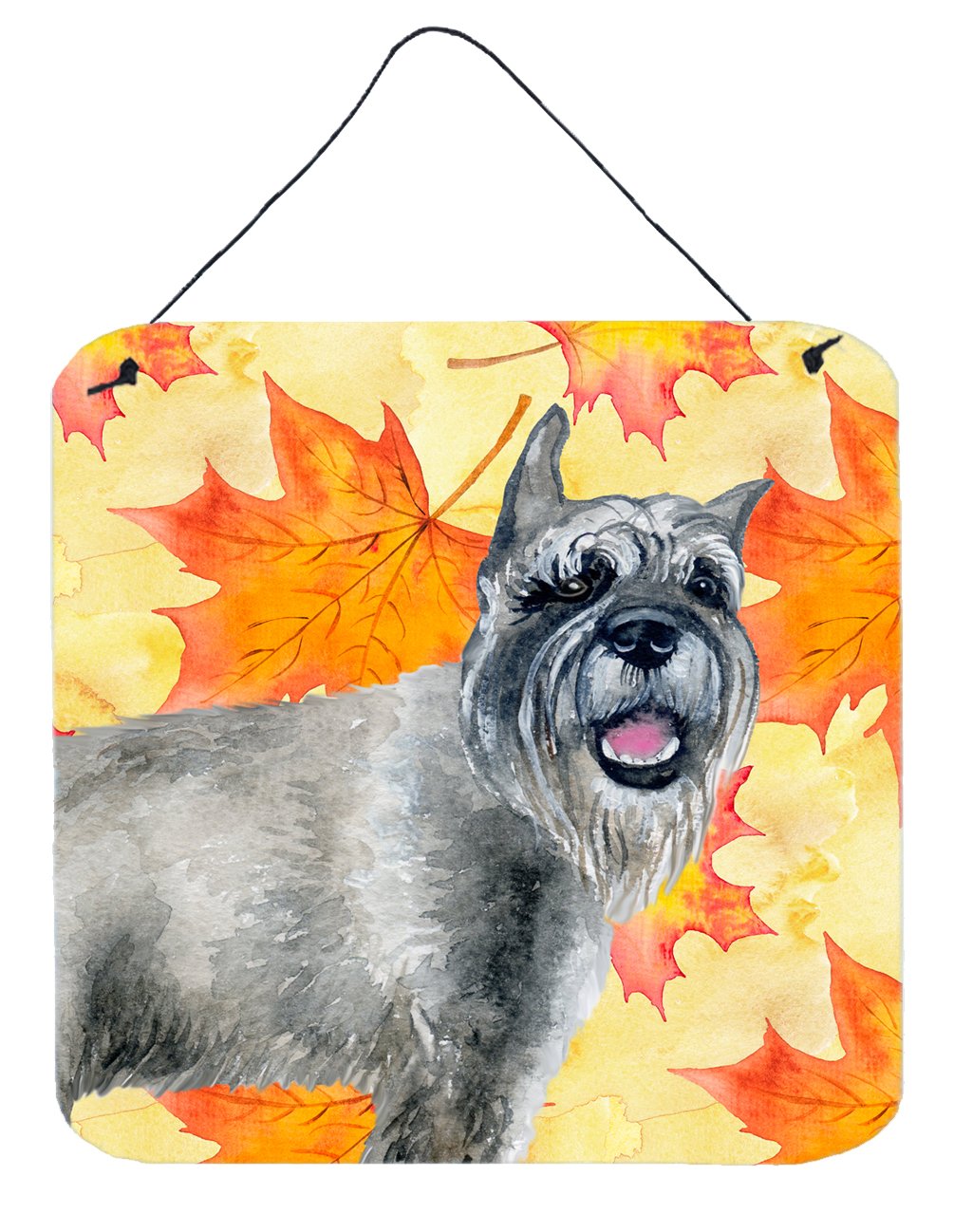 Schnauzer Fall Wall or Door Hanging Prints BB9923DS66 by Caroline's Treasures