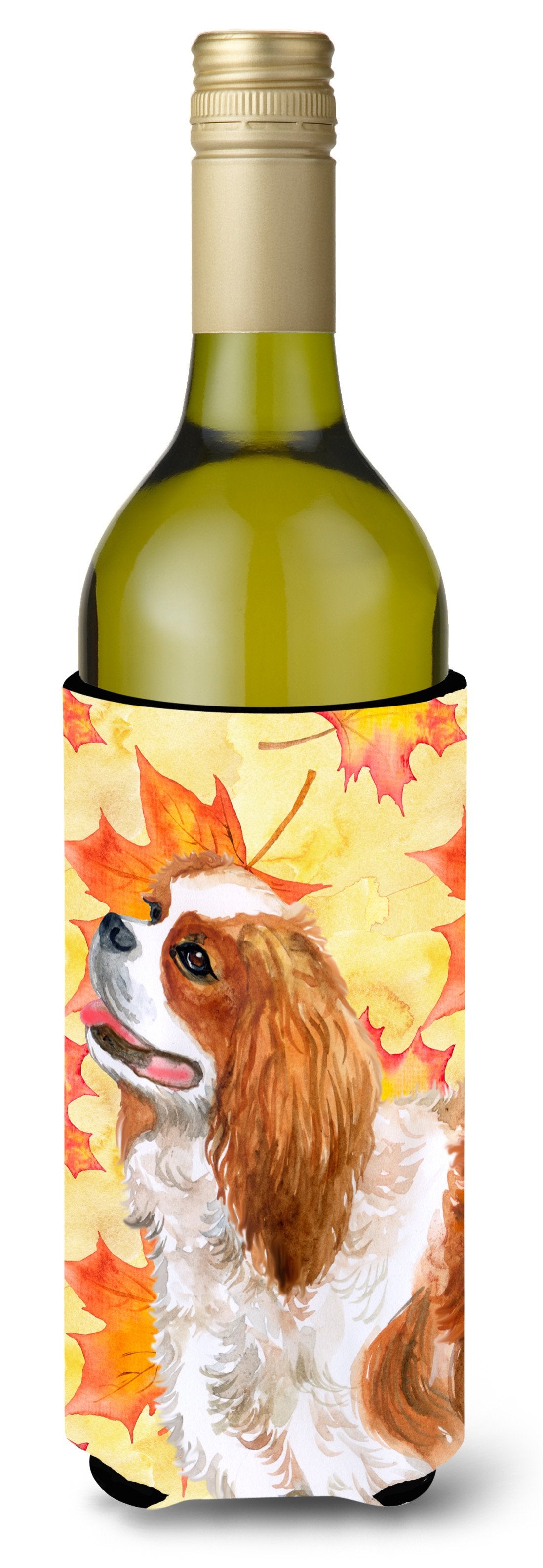 Cavalier Spaniel Fall Wine Bottle Beverge Insulator Hugger BB9924LITERK by Caroline's Treasures