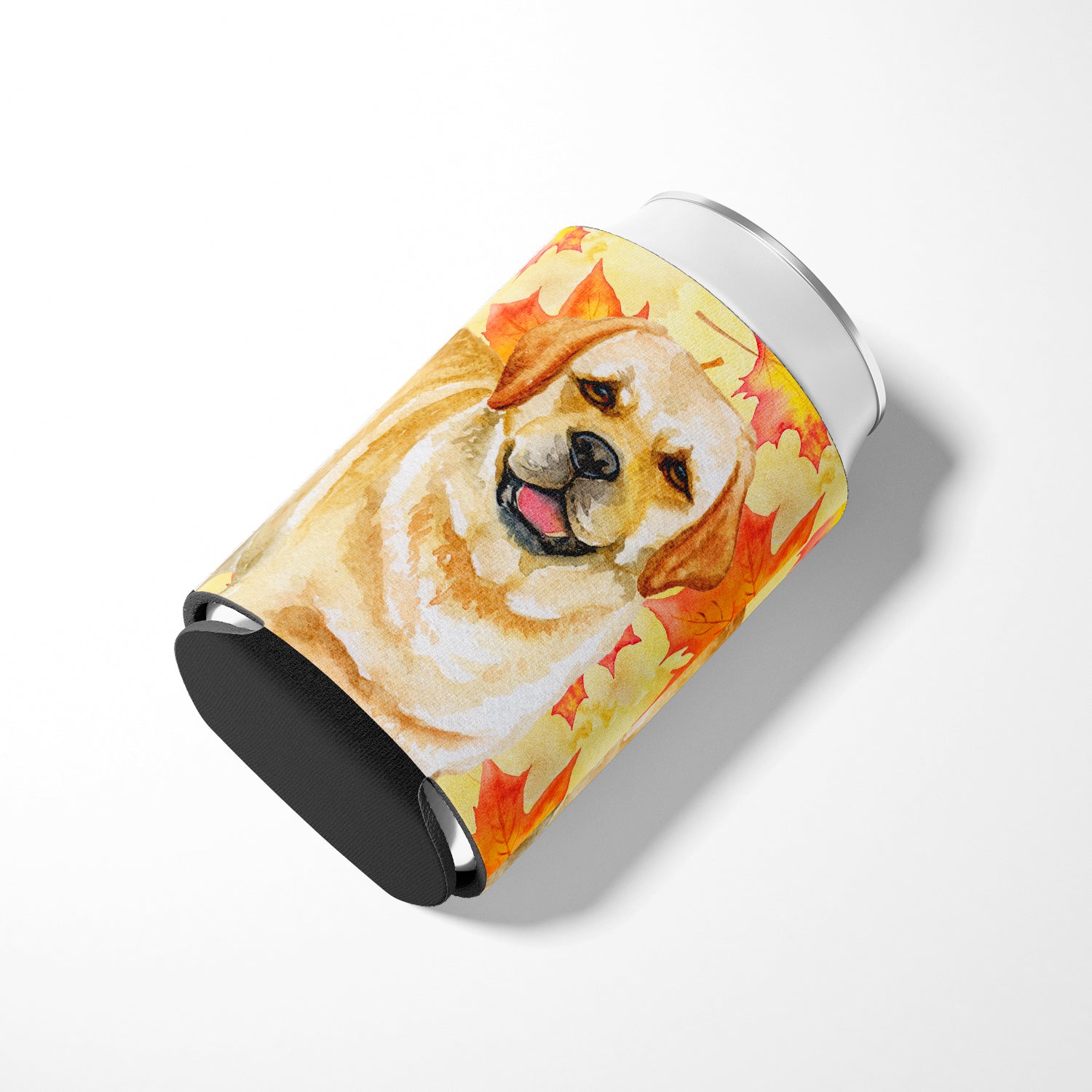 Golden Retriever Fall Can or Bottle Hugger BB9925CC  the-store.com.