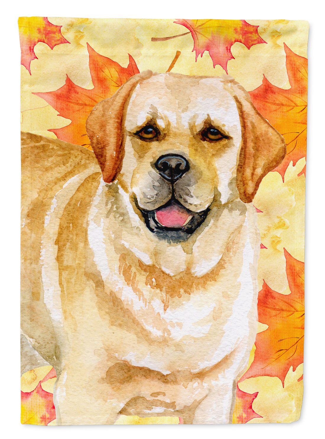 Golden Retriever Fall Flag Canvas House Size BB9925CHF  the-store.com.