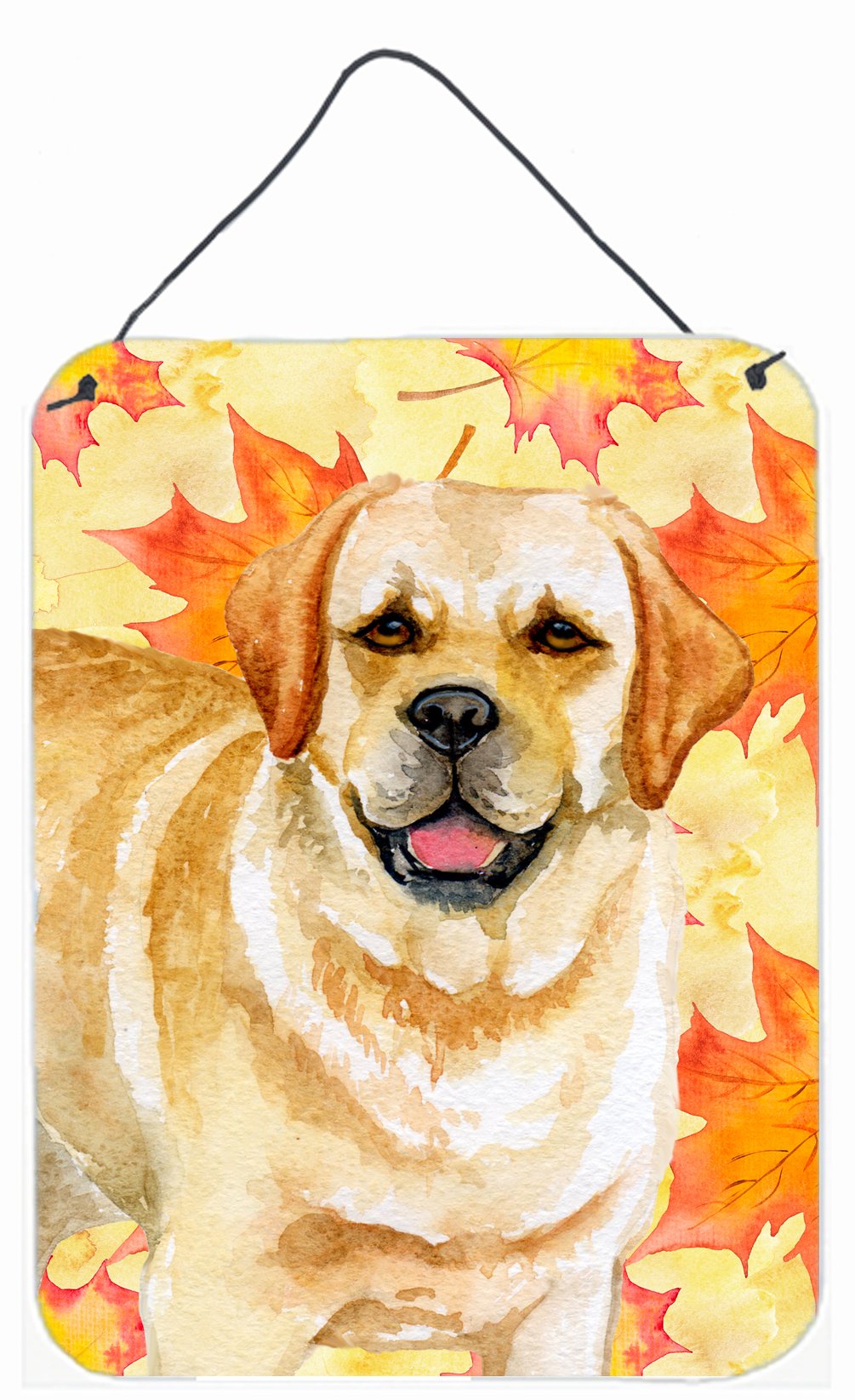 Golden Retriever Fall Wall or Door Hanging Prints BB9925DS1216 by Caroline&#39;s Treasures