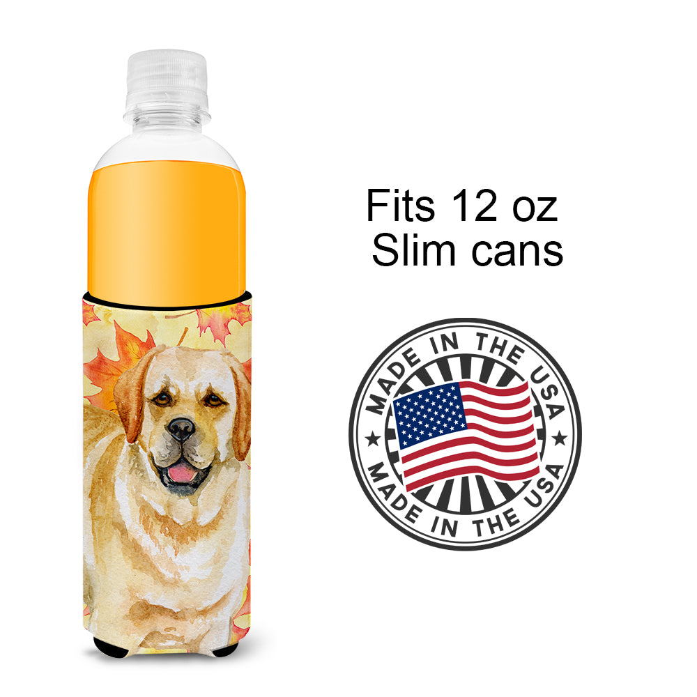 Golden Retriever Fall  Ultra Hugger for slim cans BB9925MUK  the-store.com.
