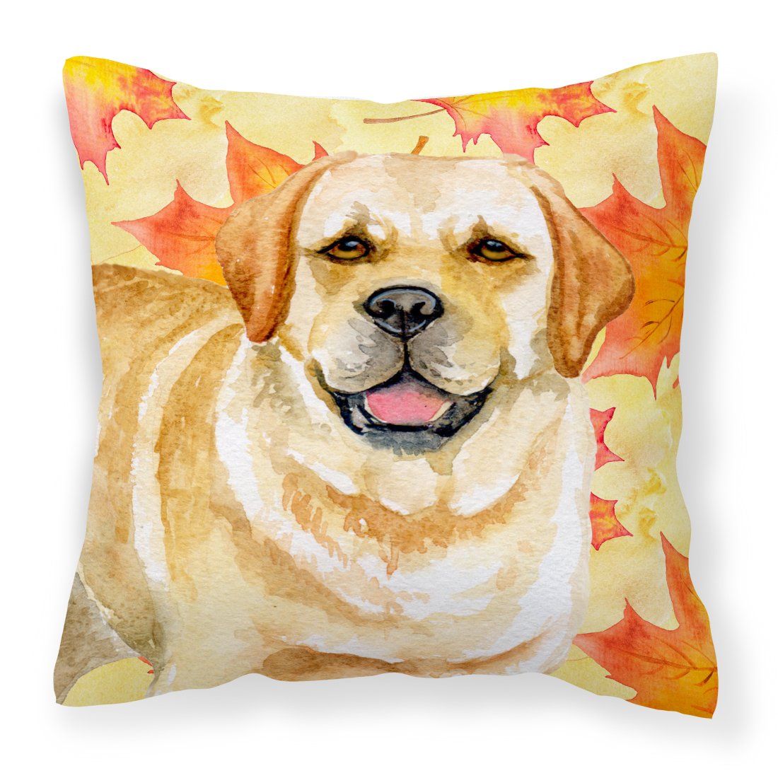 Golden Retriever Fall Fabric Decorative Pillow BB9925PW1818 by Caroline's Treasures