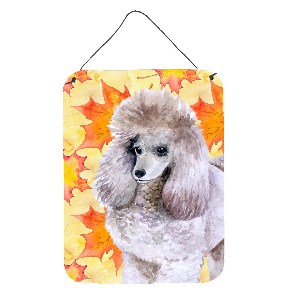 Poodle Fall Wall or Door Hanging Prints BB9926DS1216 by Caroline's Treasures