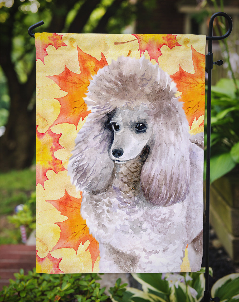 Poodle Fall Flag Garden Size  the-store.com.