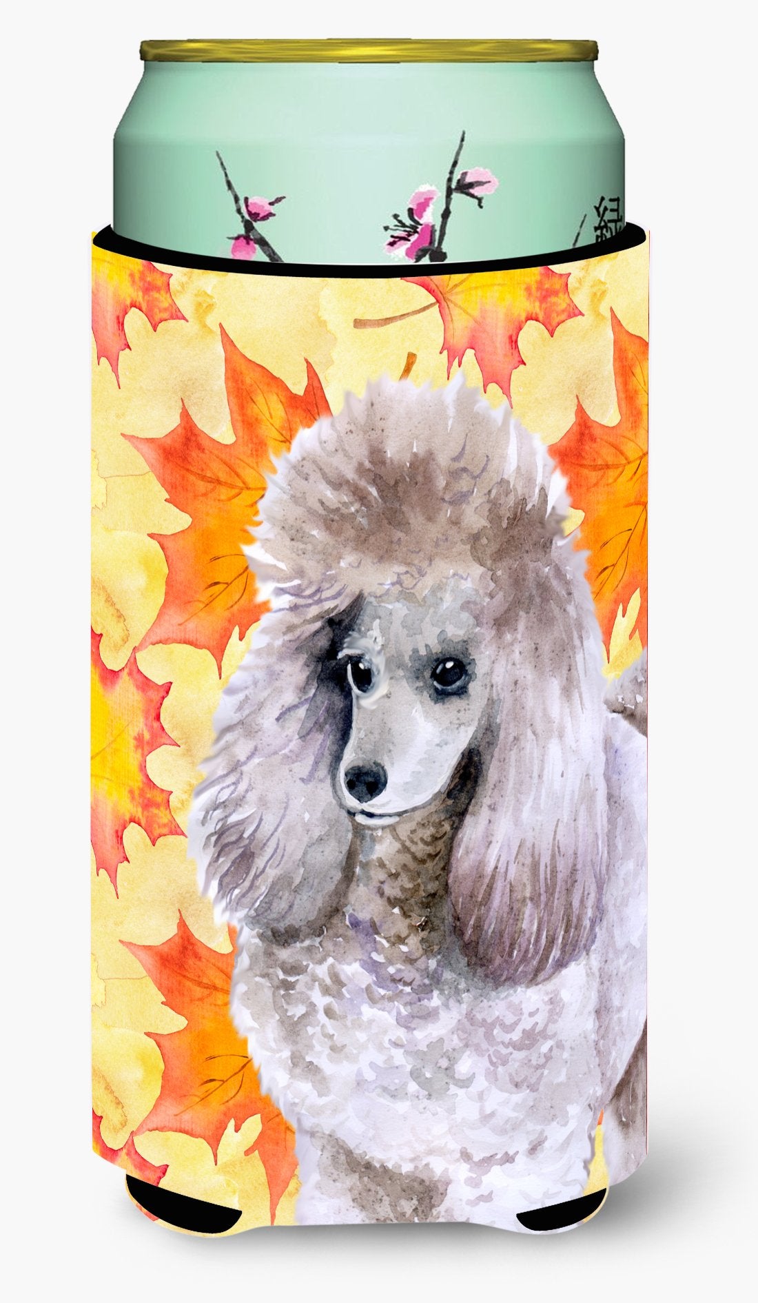 Poodle Fall Tall Boy Beverage Insulator Hugger by Caroline's Treasures