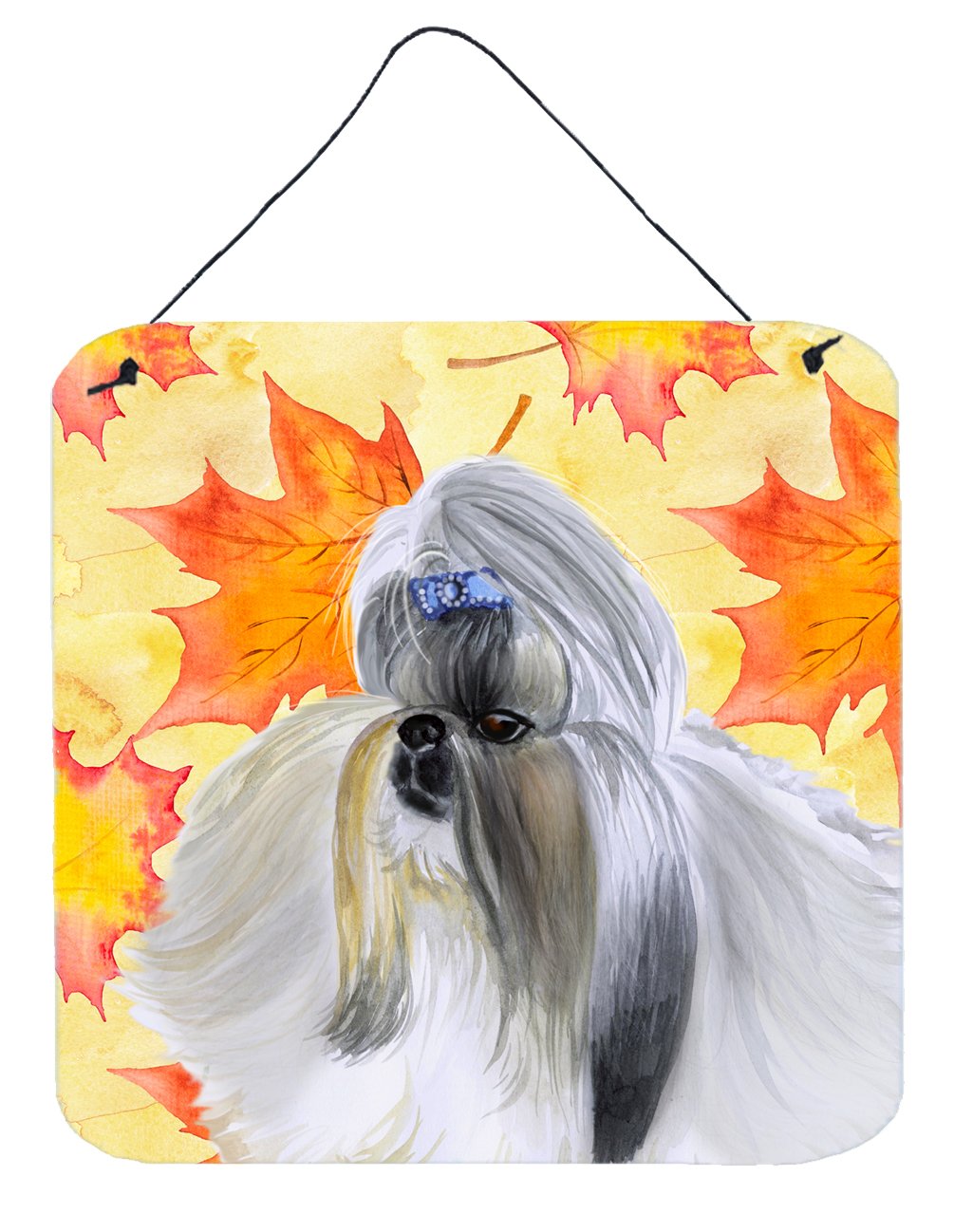 Shih Tzu Fall Wall or Door Hanging Prints BB9927DS66 by Caroline's Treasures