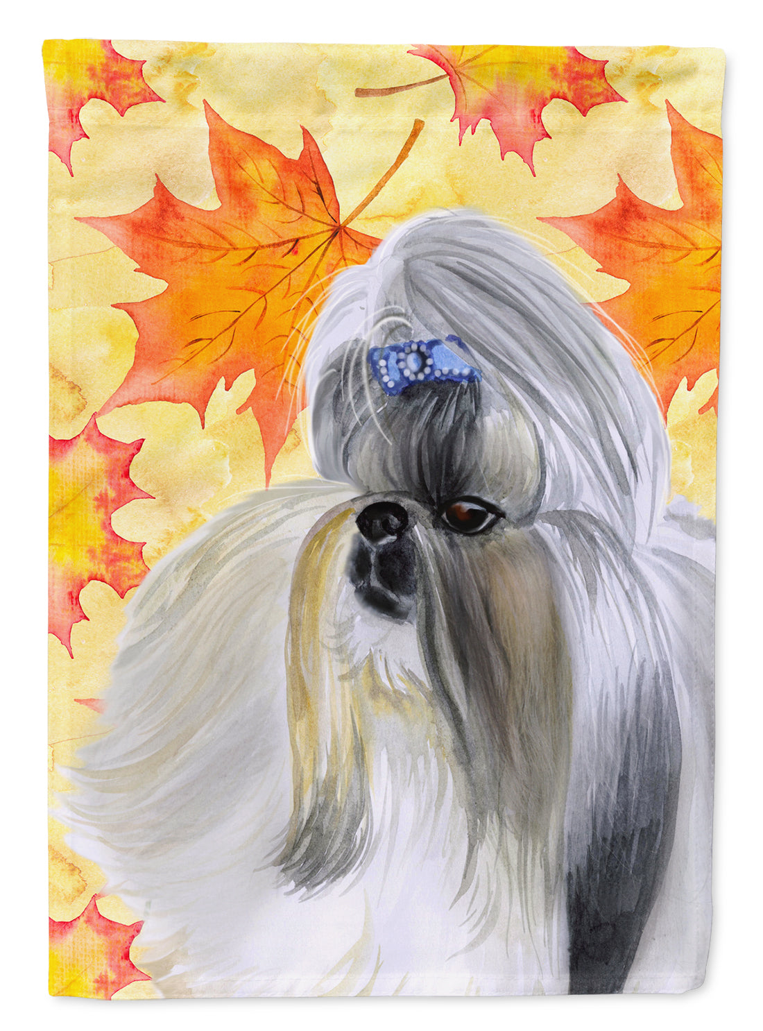 Shih Tzu Fall Flag Garden Size BB9927GF  the-store.com.