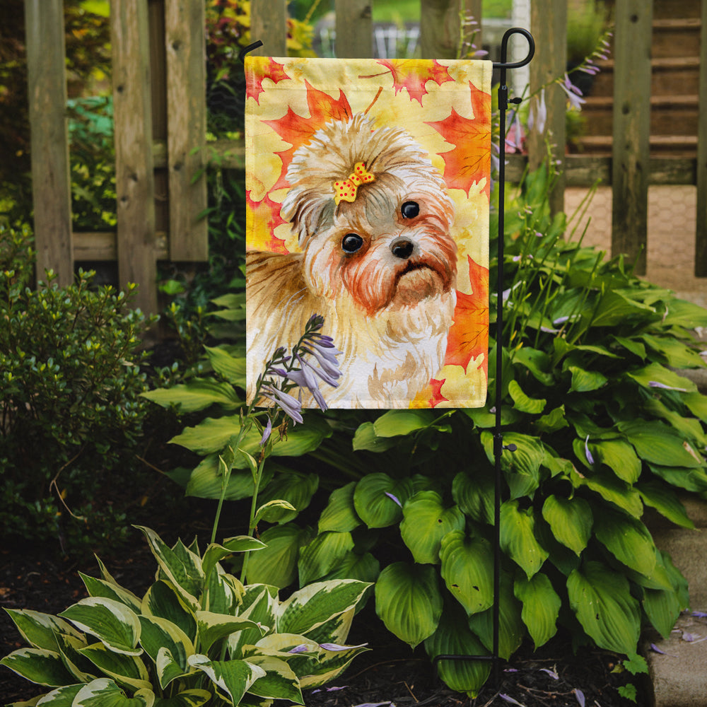 Morkie Fall Flag Garden Size BB9929GF  the-store.com.