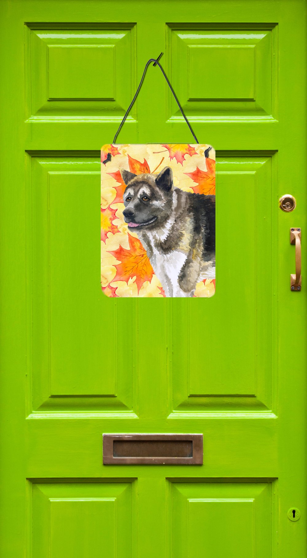 American Akita Fall Wall or Door Hanging Prints BB9930DS1216 by Caroline's Treasures