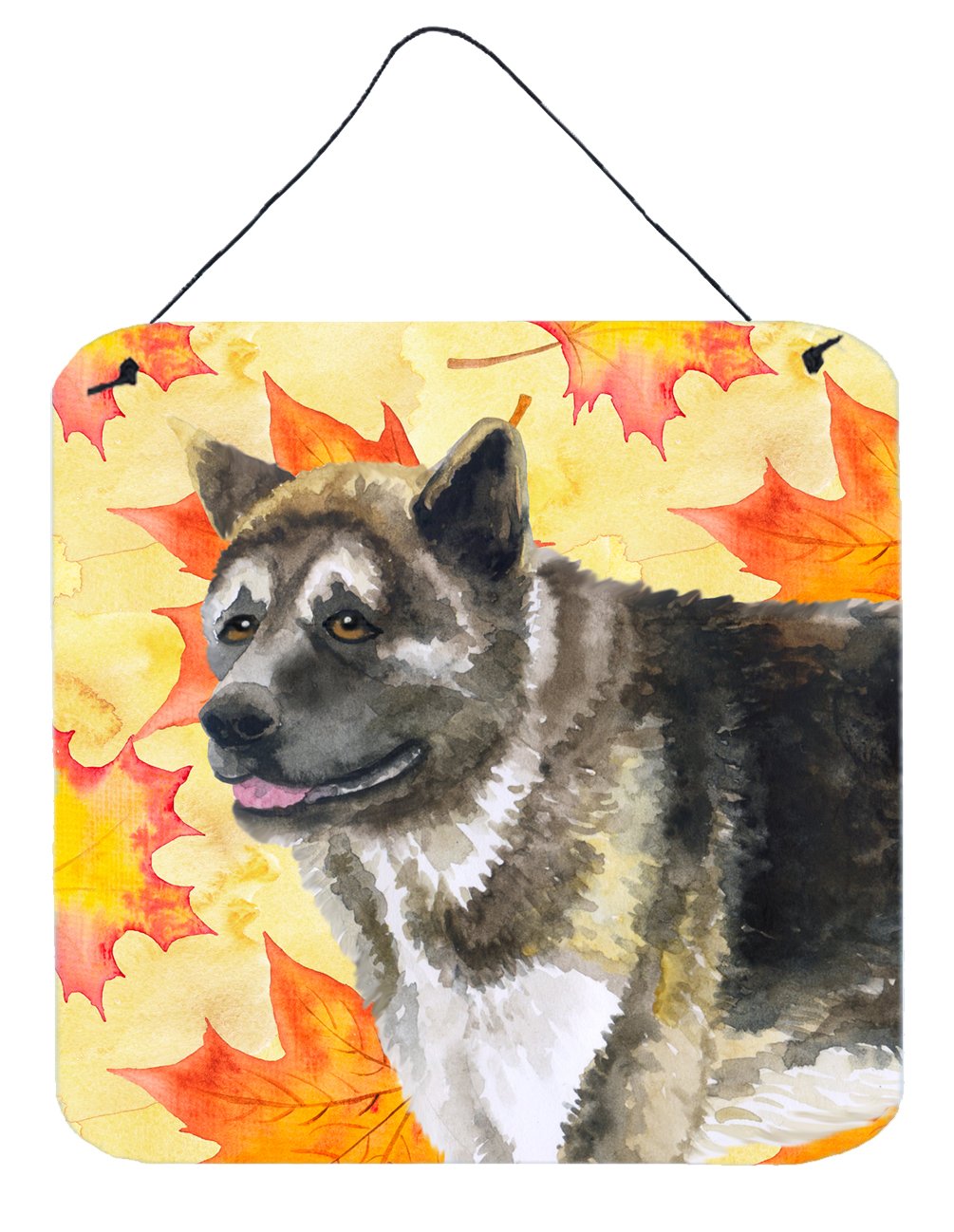 American Akita Fall Wall or Door Hanging Prints BB9930DS66 by Caroline's Treasures