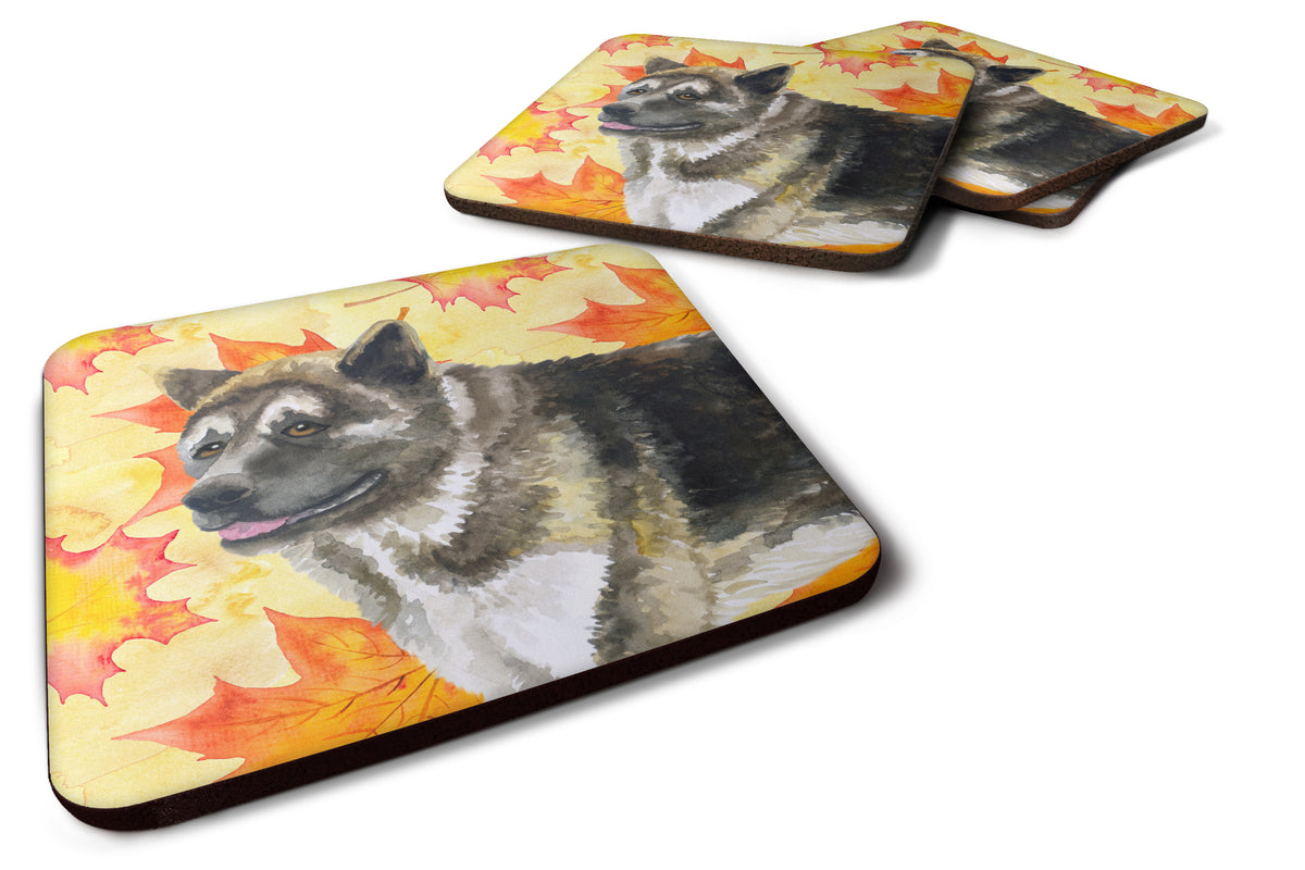 American Akita Fall Foam Coaster Set of 4 BB9930FC - the-store.com