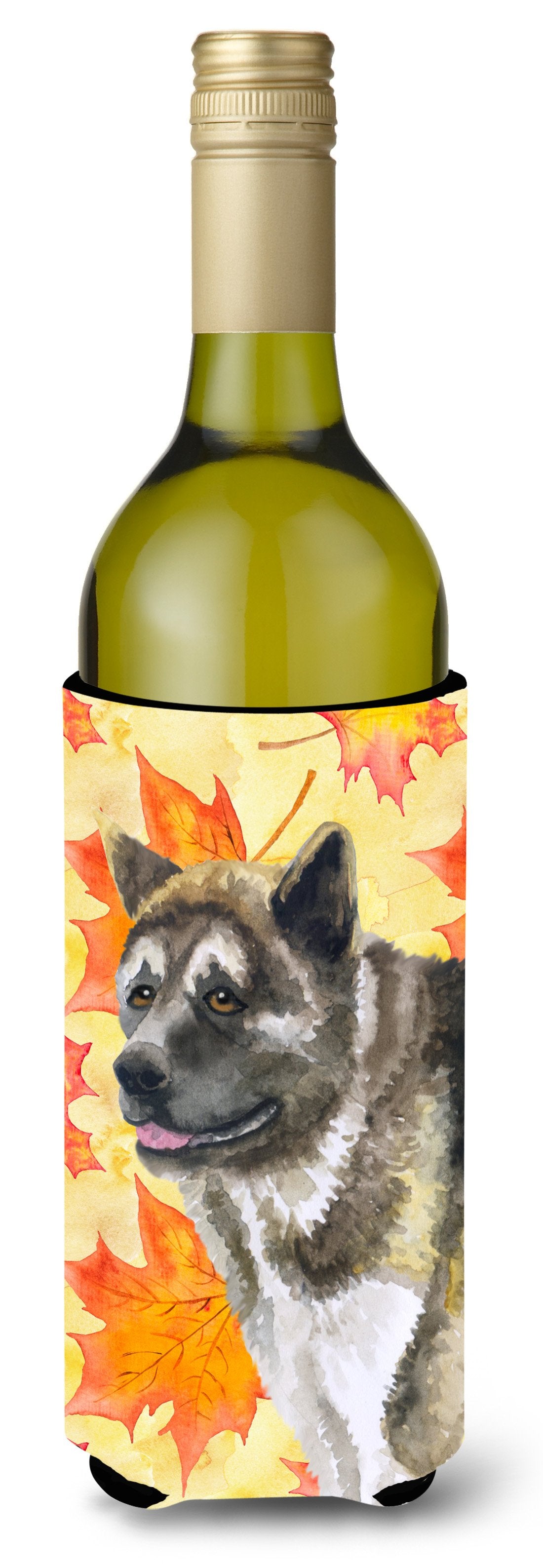 American Akita Fall Wine Bottle Beverge Insulator Hugger BB9930LITERK by Caroline's Treasures