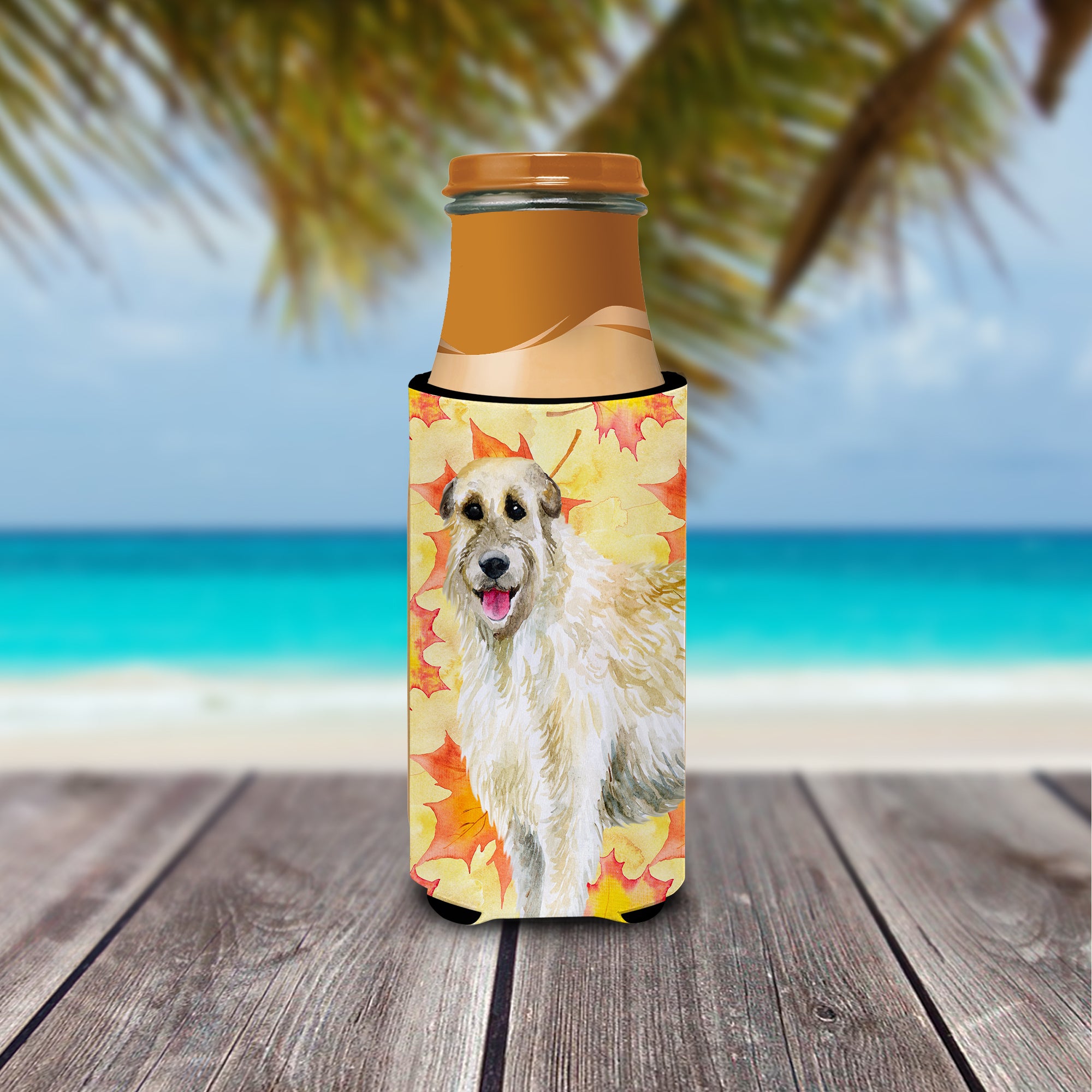 Irish Wolfhound Fall  Ultra Hugger for slim cans BB9931MUK  the-store.com.