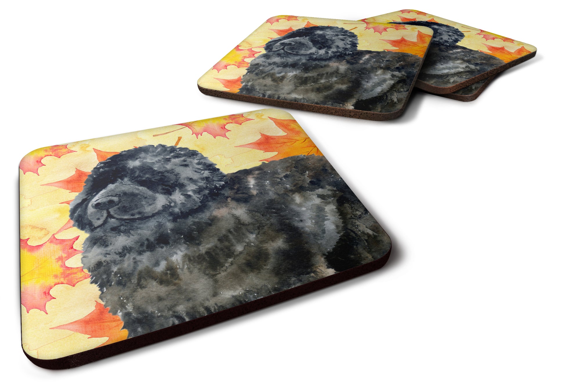 Newfoundland Fall Foam Coaster Set of 4 BB9932FC - the-store.com