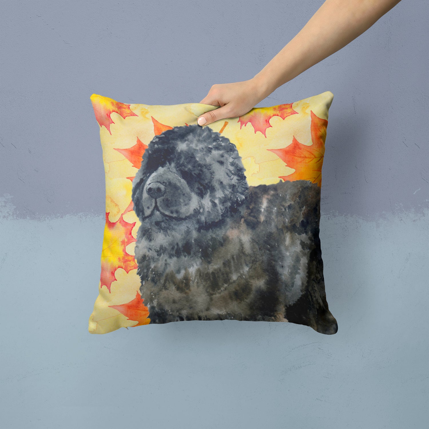 Newfoundland Fall Fabric Decorative Pillow BB9932PW1414 - the-store.com