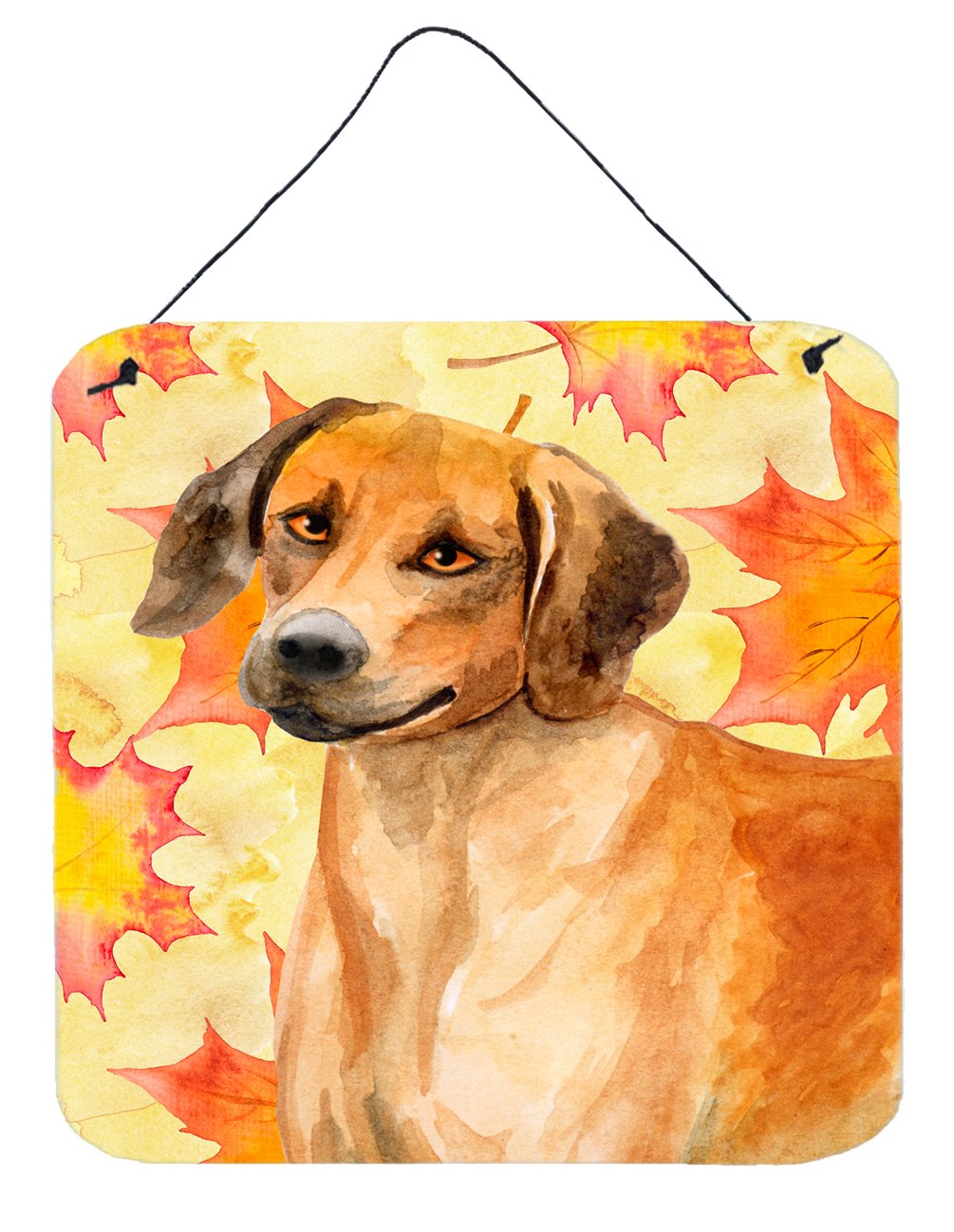 Rhodesian Ridgeback Fall Wall or Door Hanging Prints BB9937DS66 by Caroline's Treasures