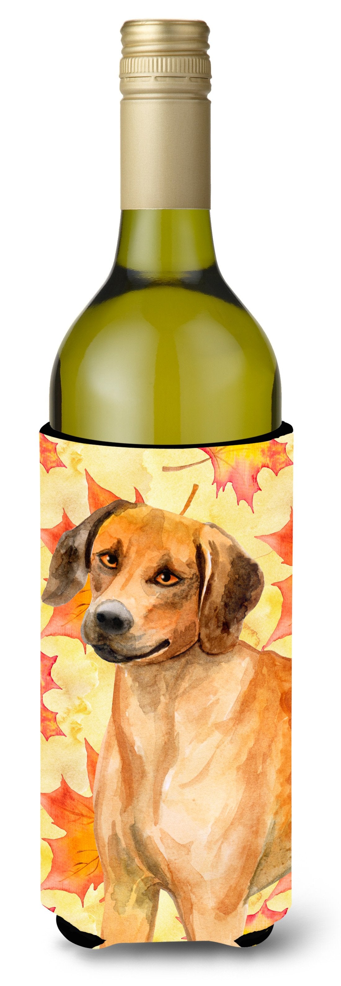 Rhodesian Ridgeback Fall Wine Bottle Beverge Insulator Hugger BB9937LITERK by Caroline's Treasures