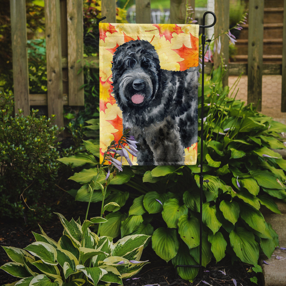 Black Russian Terrier Fall Flag Garden Size BB9938GF  the-store.com.