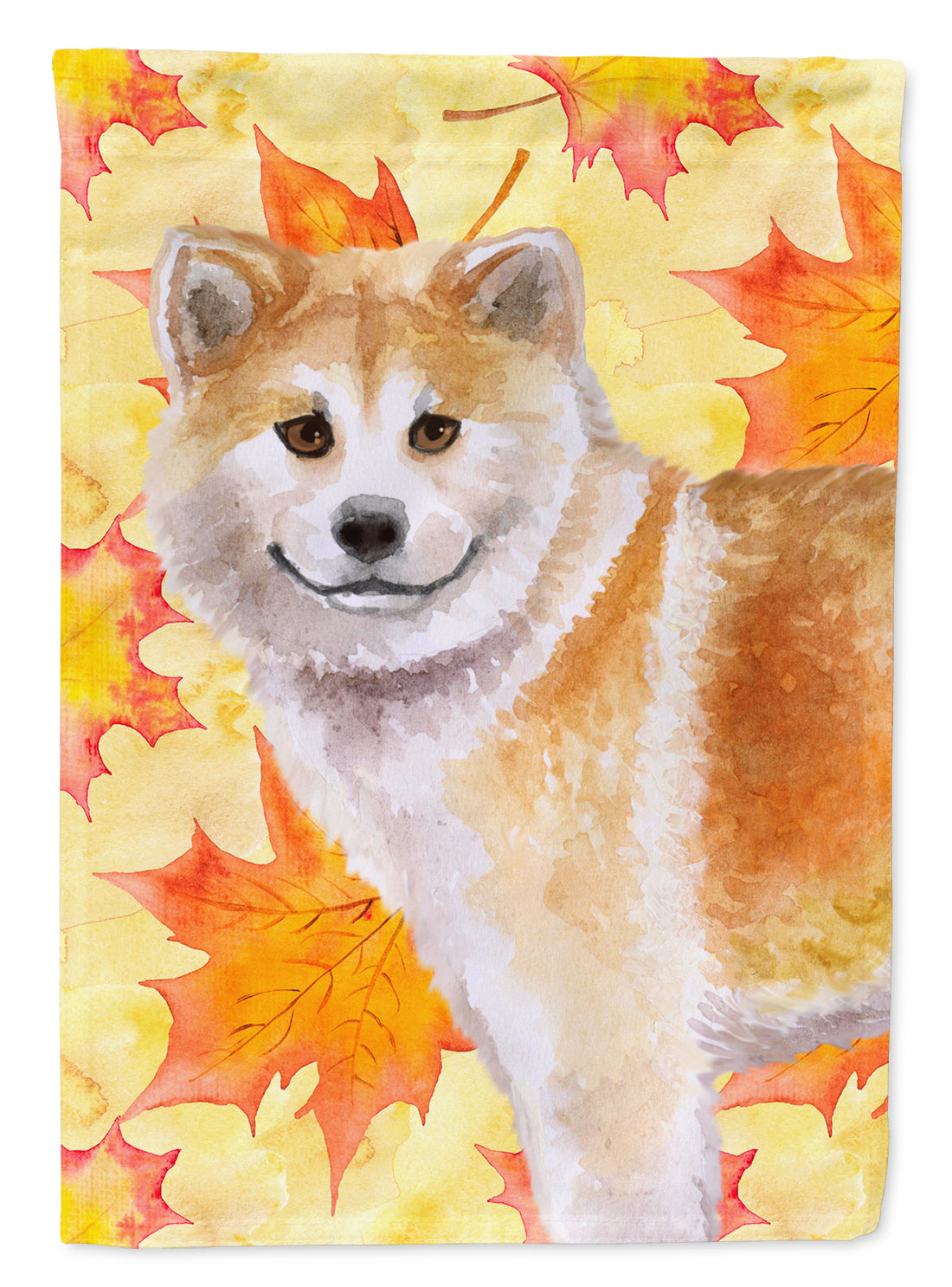 Shiba Inu Fall Flag Canvas House Size BB9939CHF  the-store.com.