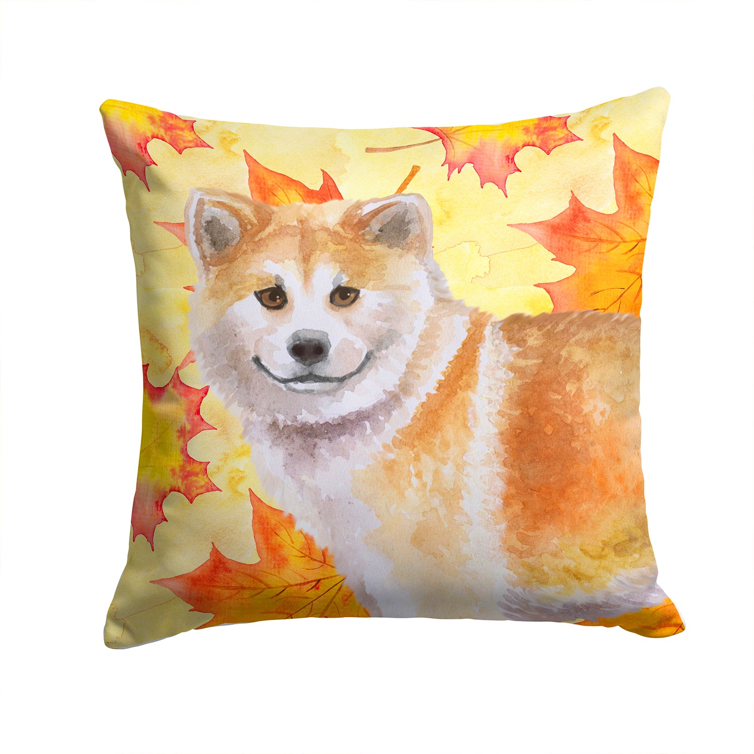 Shiba Inu Fall Fabric Decorative Pillow BB9939PW1414 - the-store.com