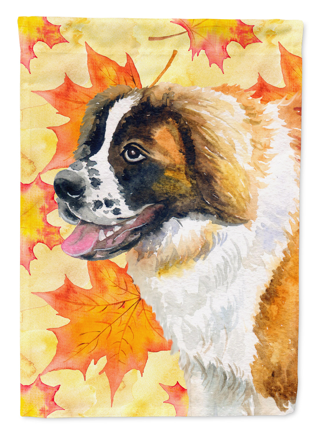 Saint Bernard Fall Flag Garden Size BB9940GF  the-store.com.