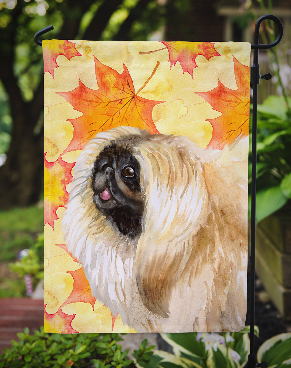 Pekingese Fall Flag Garden Size BB9942GF  the-store.com.