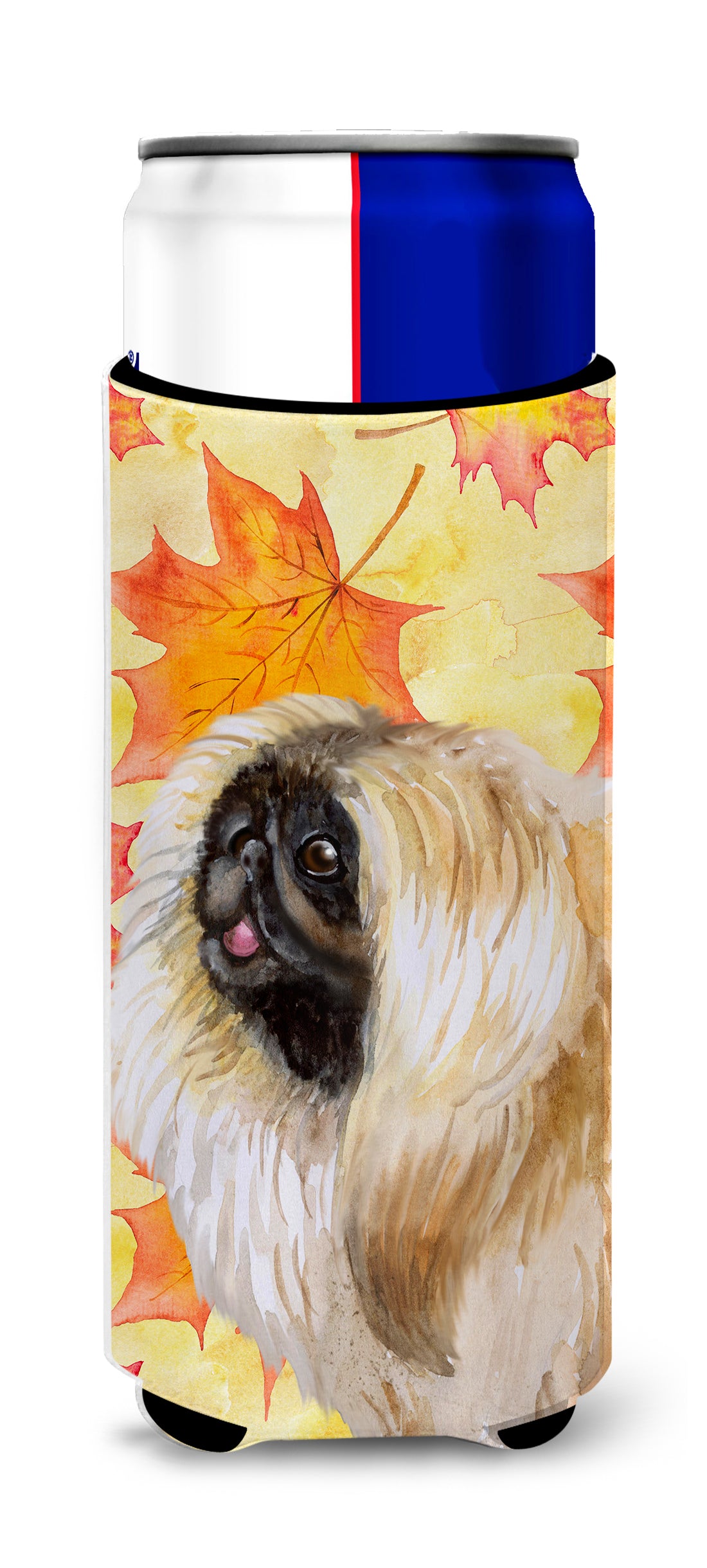 Pekingese Fall  Ultra Hugger for slim cans BB9942MUK  the-store.com.