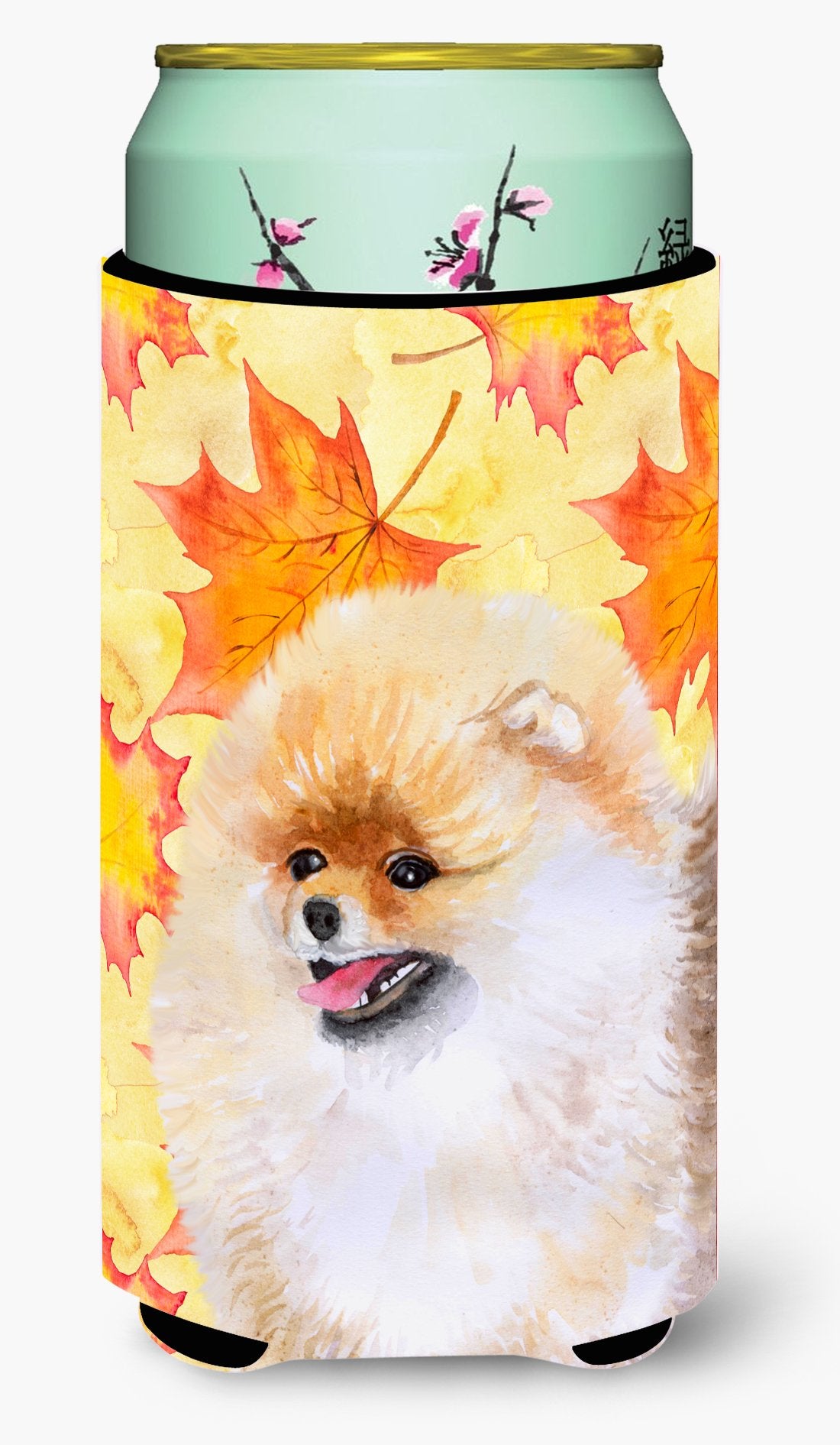 Pomeranian Fall Tall Boy Beverage Insulator Hugger BB9943TBC by Caroline's Treasures