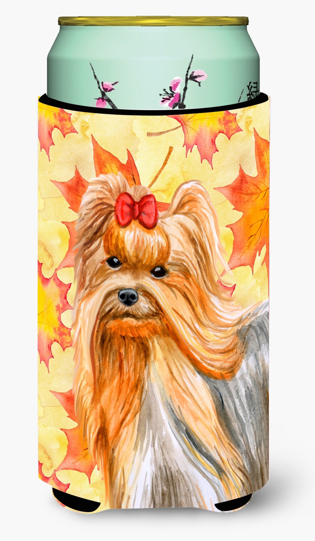 Yorkshire Terrier Fall Tall Boy Beverage Insulator Hugger BB9946TBC by Caroline's Treasures