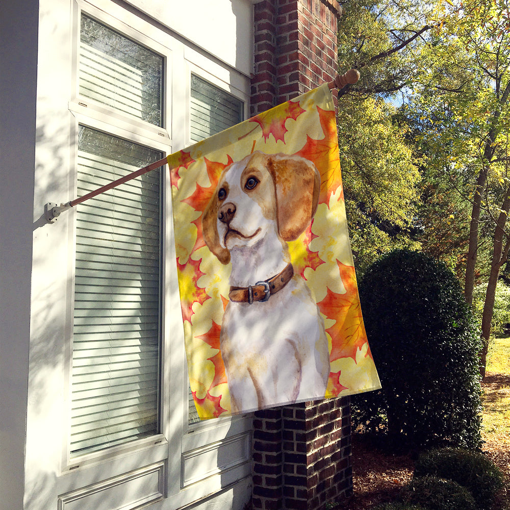 Beagle Fall Flag Canvas House Size BB9947CHF  the-store.com.