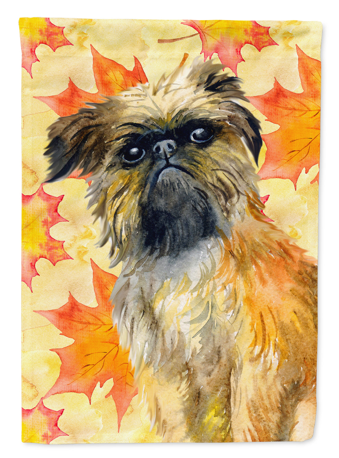 Brussels Griffon Fall Flag Canvas House Size BB9948CHF  the-store.com.