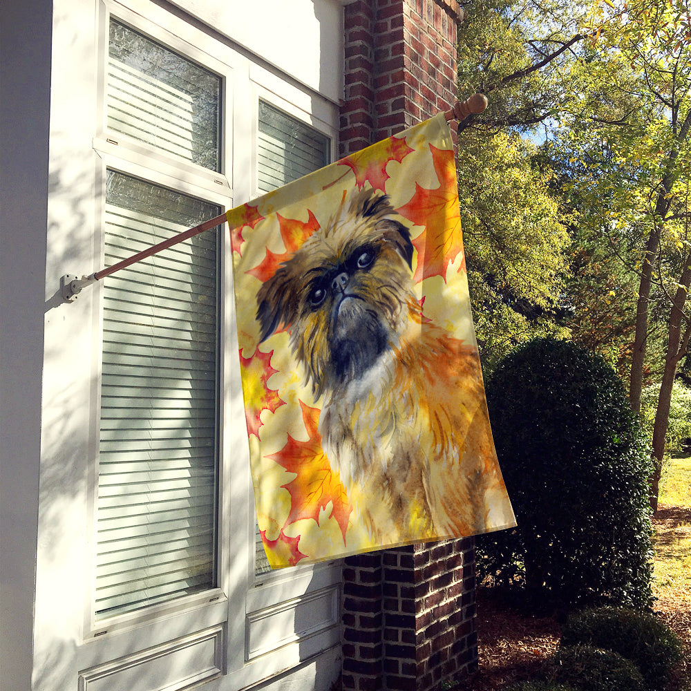 Brussels Griffon Fall Flag Canvas House Size BB9948CHF  the-store.com.