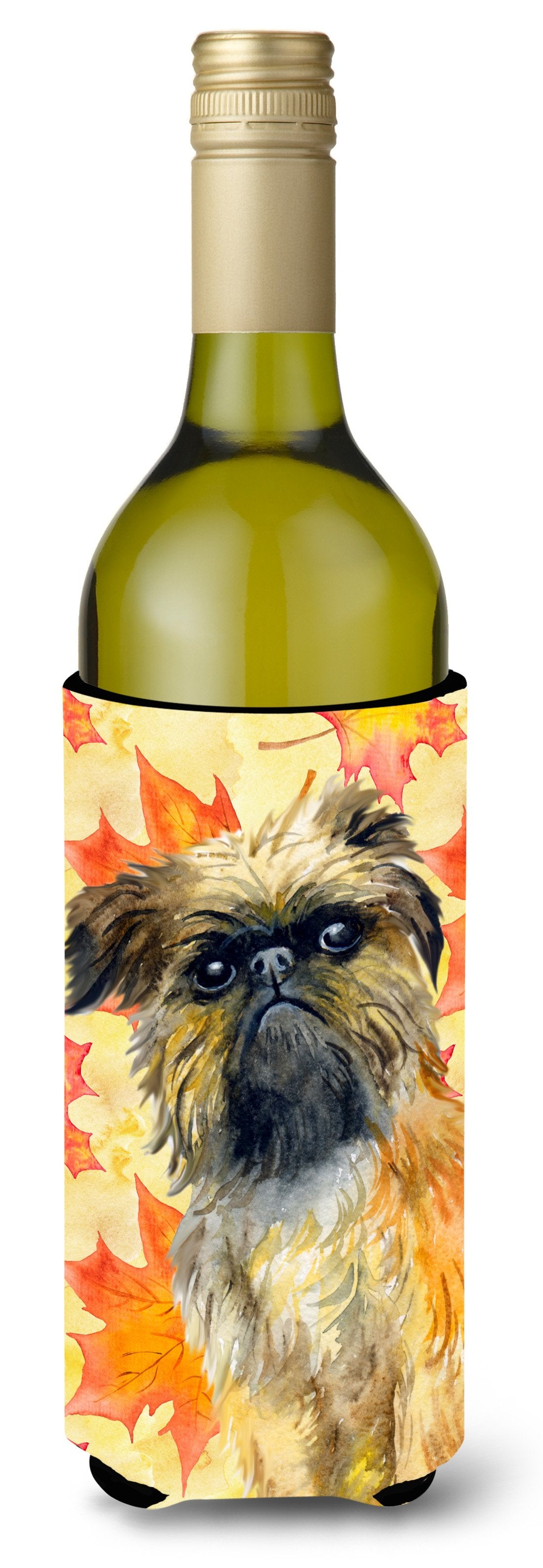 Brussels Griffon Fall Wine Bottle Beverge Insulator Hugger BB9948LITERK by Caroline's Treasures