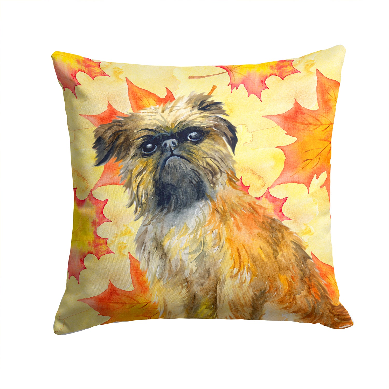 Brussels Griffon Fall Fabric Decorative Pillow - the-store.com