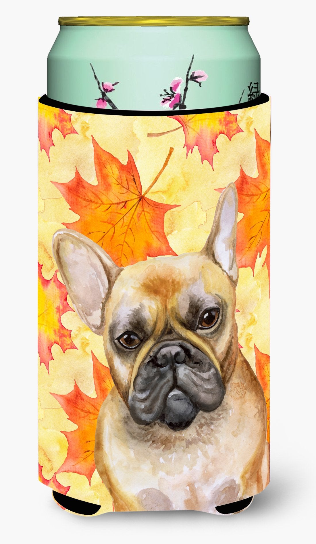 French Bulldog Fall Tall Boy Beverage Insulator Hugger BB9949TBC by Caroline's Treasures