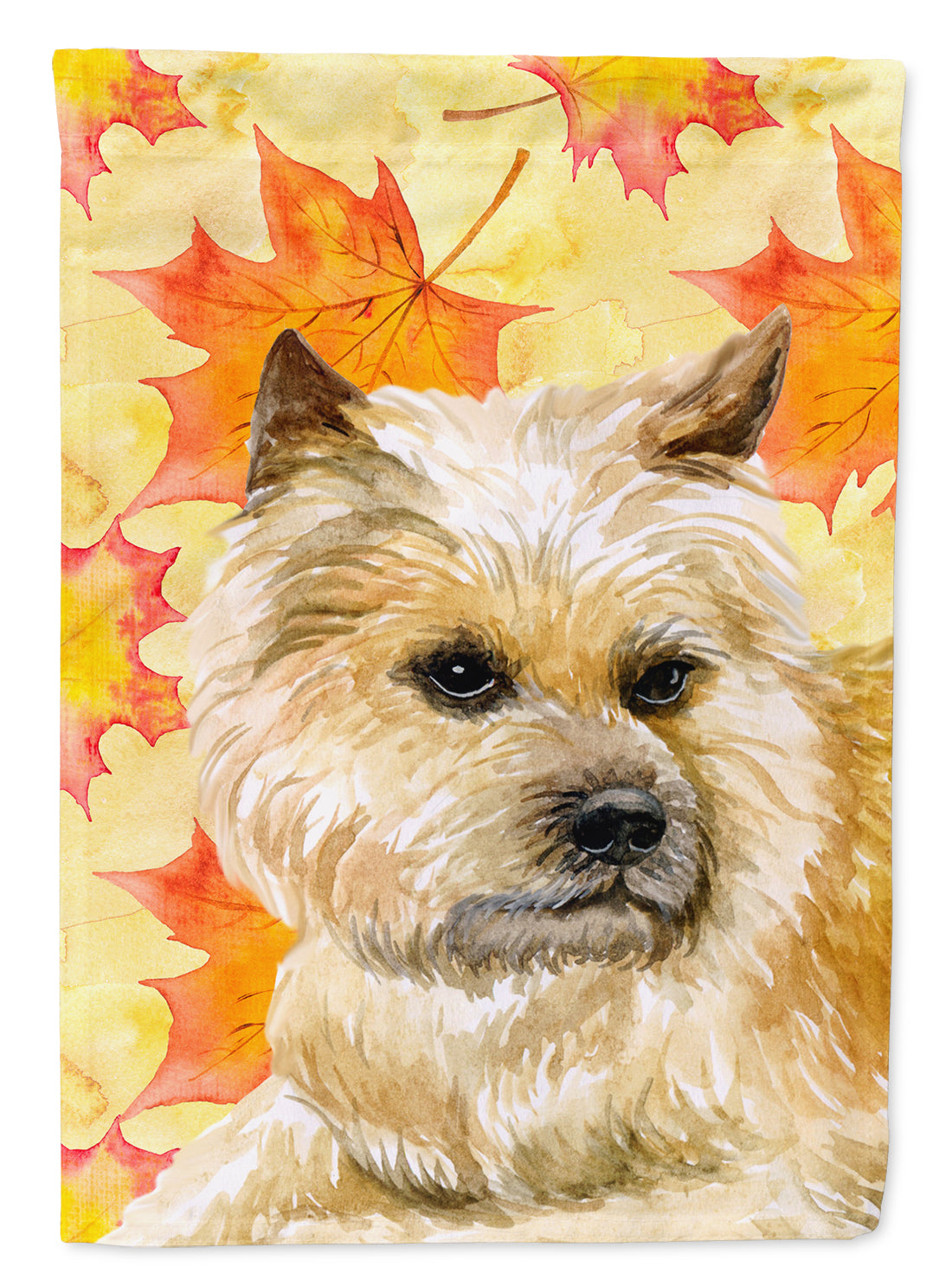 Cairn Terrier Fall Flag Canvas House Size BB9951CHF  the-store.com.