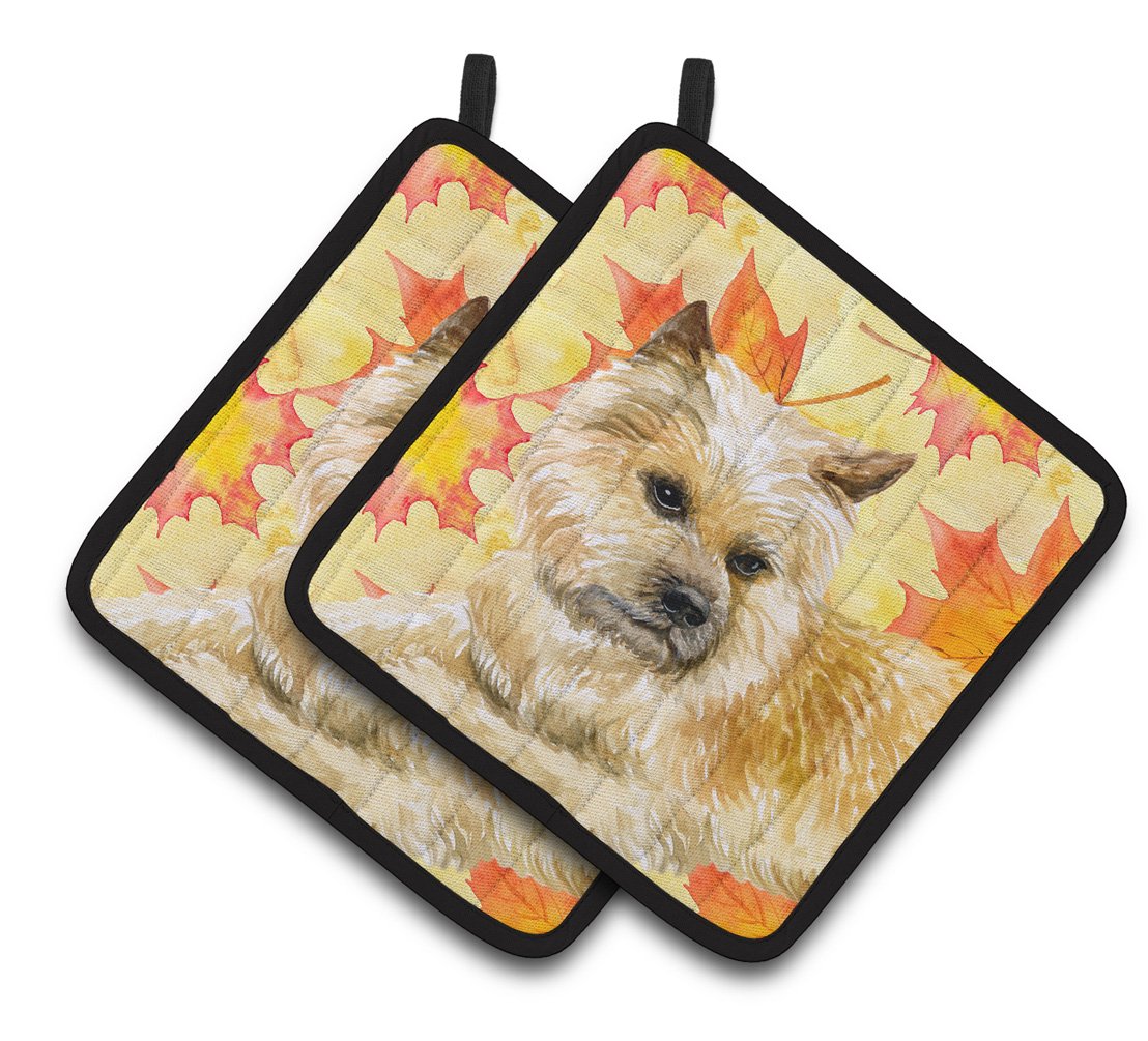 Cairn Terrier Fall Pair of Pot Holders BB9951PTHD by Caroline's Treasures