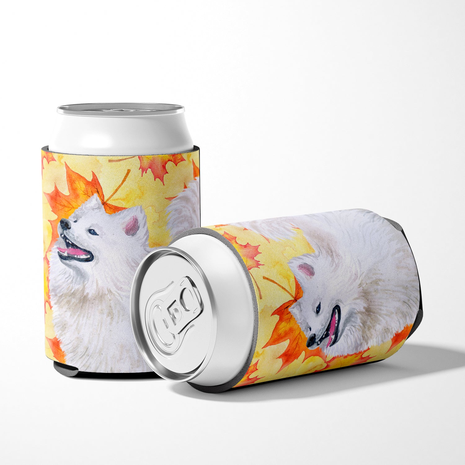 Samoyed Fall Can or Bottle Hugger BB9952CC  the-store.com.