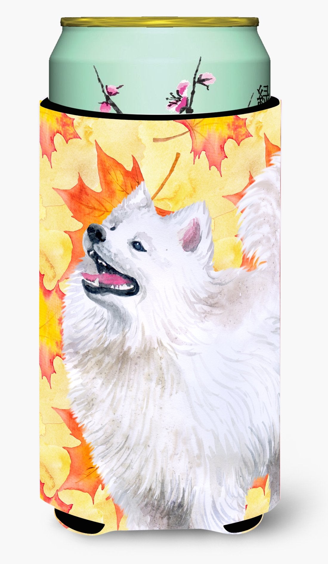 Samoyed Fall Tall Boy Beverage Insulator Hugger BB9952TBC by Caroline's Treasures