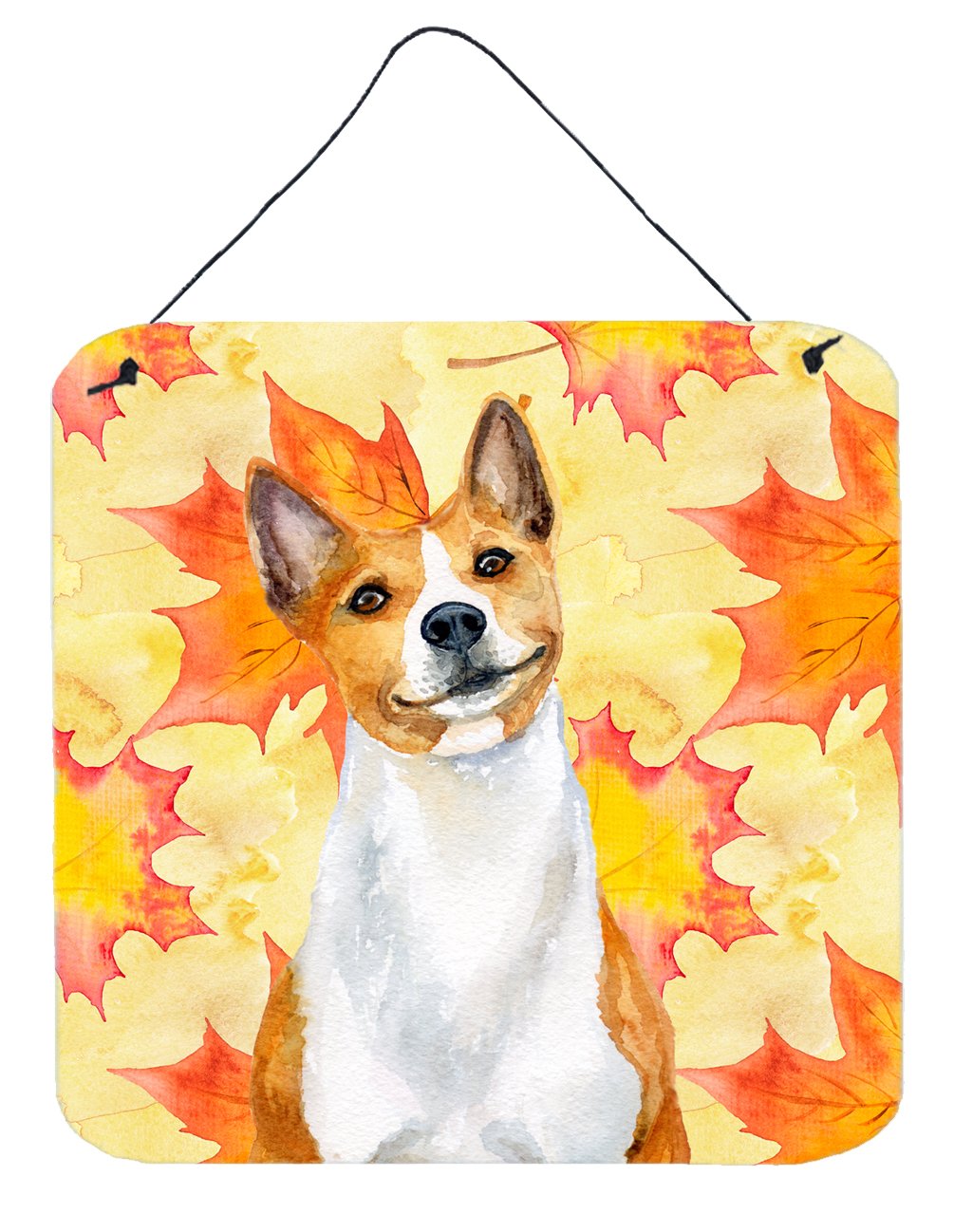 Basenji Fall Wall or Door Hanging Prints BB9953DS66 by Caroline&#39;s Treasures